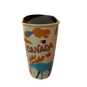 Starbucks Canada Wild Life Double Wall Traveler Tumbler Mug 12oz